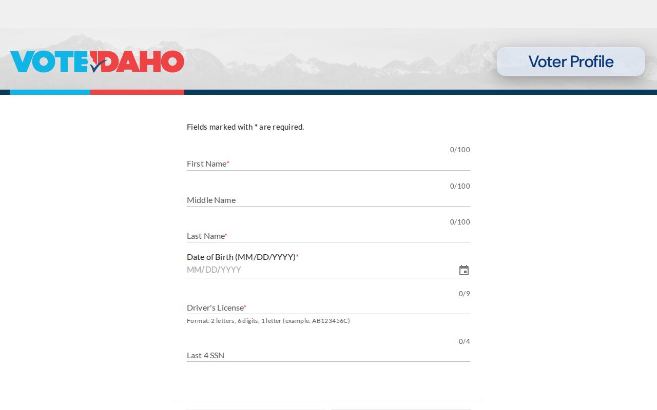 Idaho voter lookup used for a current Caldwell directory search